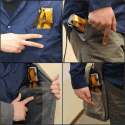 Un téléphone qui reste tactile à travers les tissus