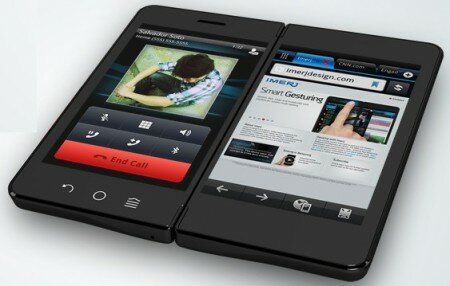 Picture of the dual screen android smartpad