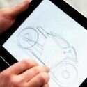iPad en tablette graphique tactile avec Autodesk SketchBook Pro